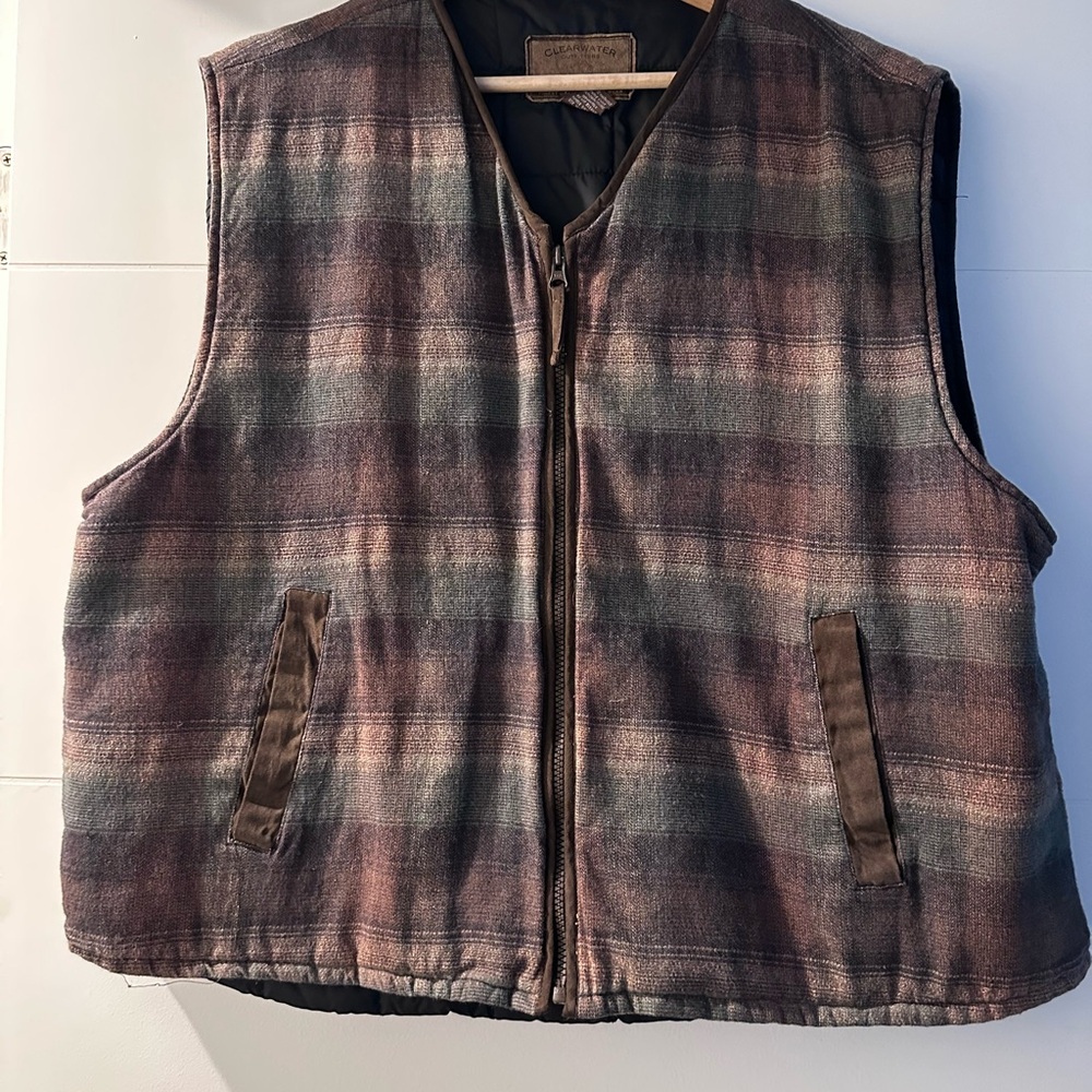 Plaid Men's Vest